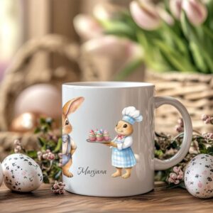 zeko i kolači personalizirana šalica za uskrs