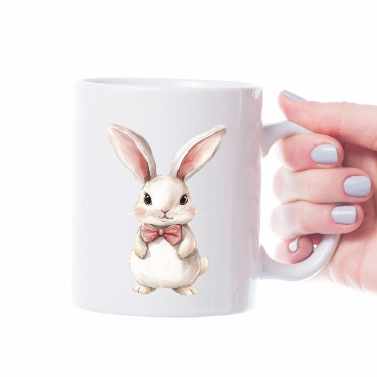 zeko u klupku personalizirana šalica za uskrs (kopiraj)