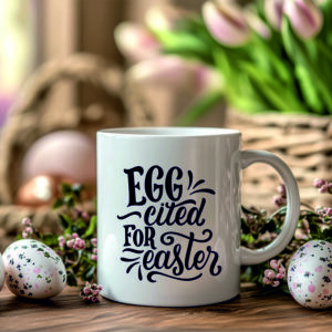 eggcited personalizirana šalica za uskrs