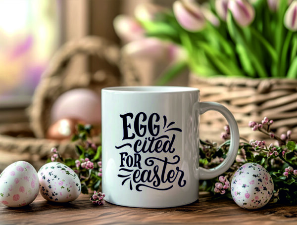 eggcited personalizirana šalica za uskrs