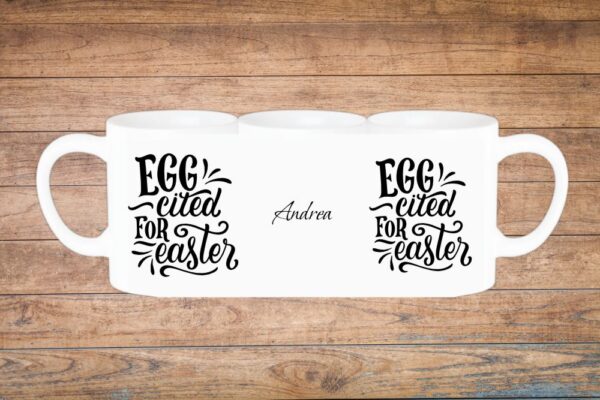 eggcited personalizirana šalica za uskrs