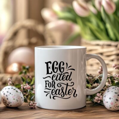 eggcited personalizirana šalica za uskrs