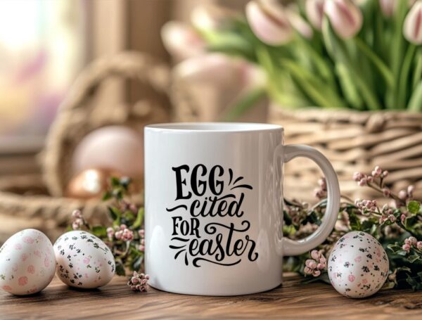 eggcited personalizirana šalica za uskrs