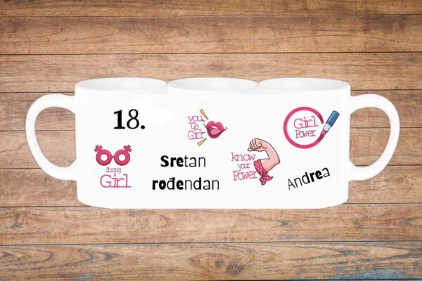 happy birthday personalizirana šalica za rođendan (kopiraj)