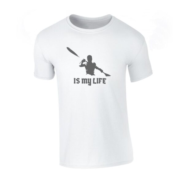 t shirt majica is my life kayak