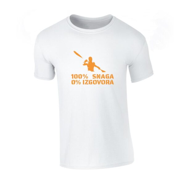 t shirt majica 100% snaga 0% izgovora