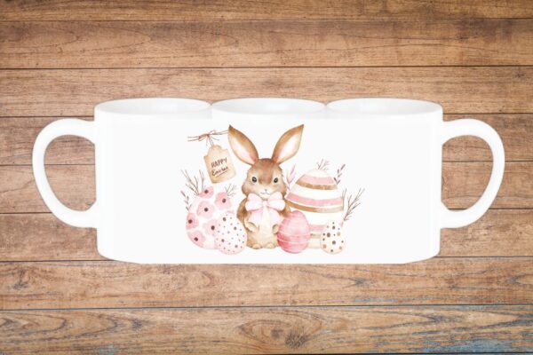 nježni zeko personalizirana šalica za uskrs