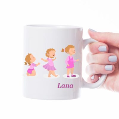 cvijeće personalizirana šalica za rođendan (kopiraj)