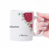 ruže personalizirana šalica za rođendan
