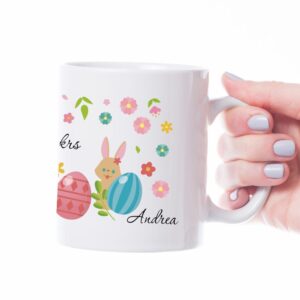 nježni zeko personalizirana šalica za uskrs (kopiraj)