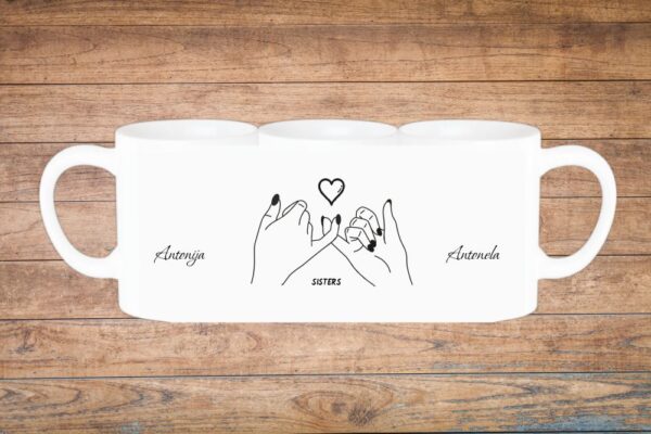 bro&sis personalizirana šalica s porukom (kopiraj)