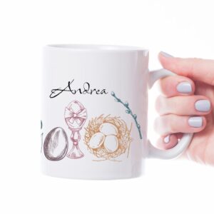 Šareni uskrs personalizirana šalica za uskrs (kopiraj)