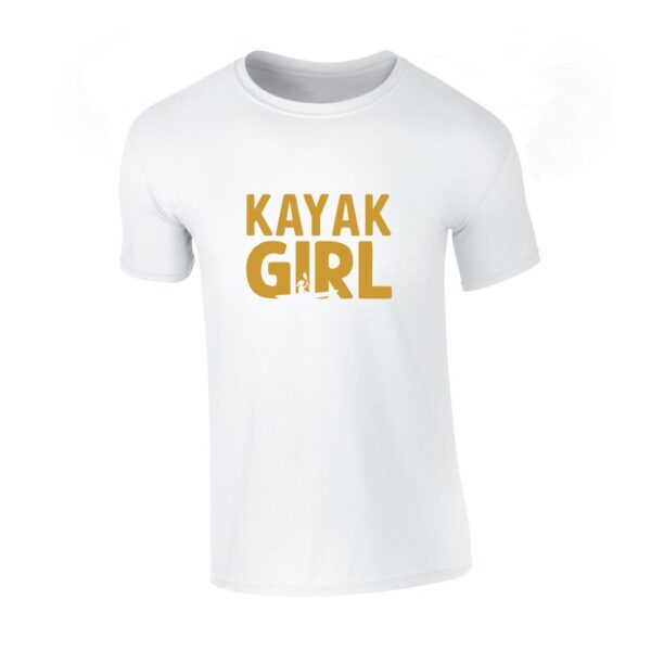 t shirt majica zlatna kayak girl