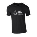 t shirt majica eat sleep canoe