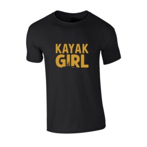 t shirt majica zlatna kayak girl