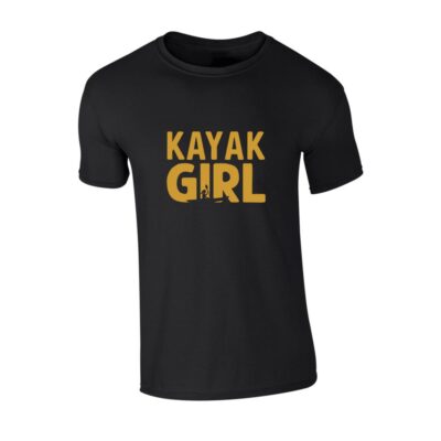 t shirt majica zlatna kayak girl