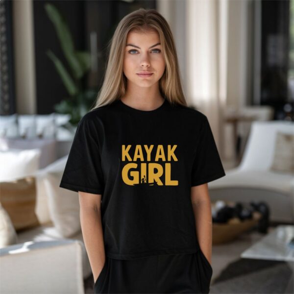 t shirt majica zlatna kayak girl