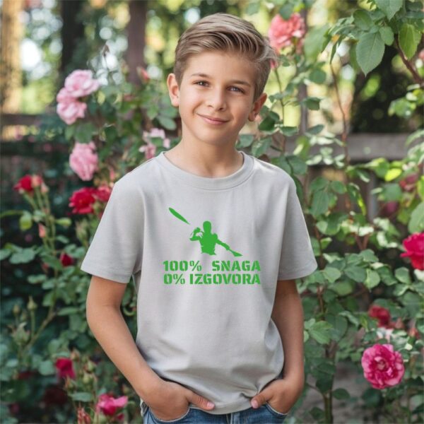 t shirt majica 100% snaga 0% izgovora