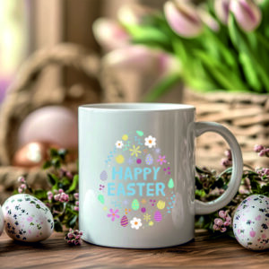 jaje personalizirana šalica za uskrs