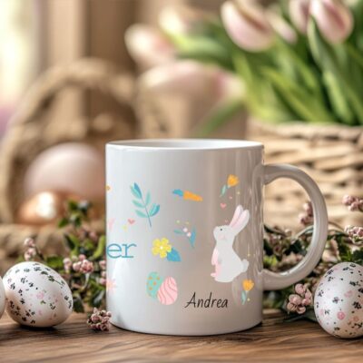 veseli uskrs personalizirana šalica za uskrs