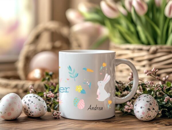 veseli uskrs personalizirana šalica za uskrs