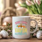 zeko na mrkvi personalizirana šalica za uskrs