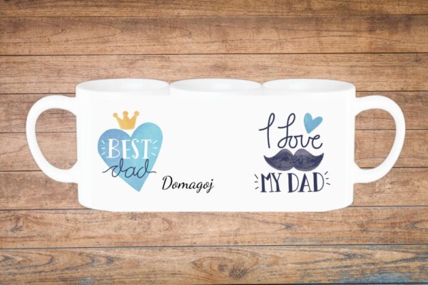 dad, you are the king personalizirana šalica s porukom (kopiraj)