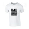 t shirt majica dad is my name, canoeing is my game
