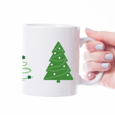 božićni vijenac šalica za božić (kopiraj)