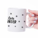 i love winter šalica za božić