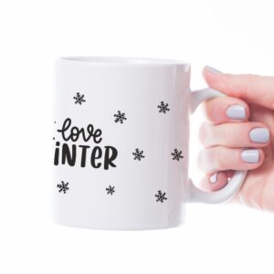 i love winter šalica za božić