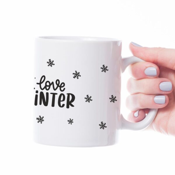 i love winter šalica za božić