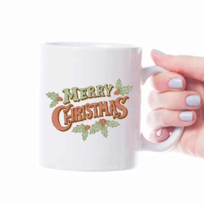 black & white christmas šalica za božić (kopiraj)