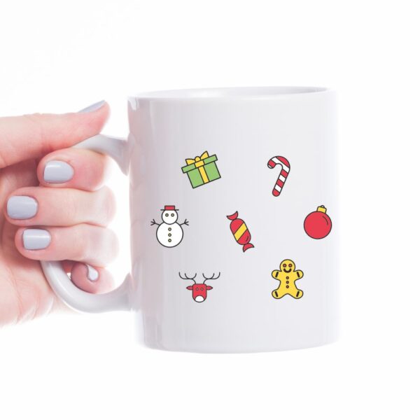 božićne radosti šalica za božić