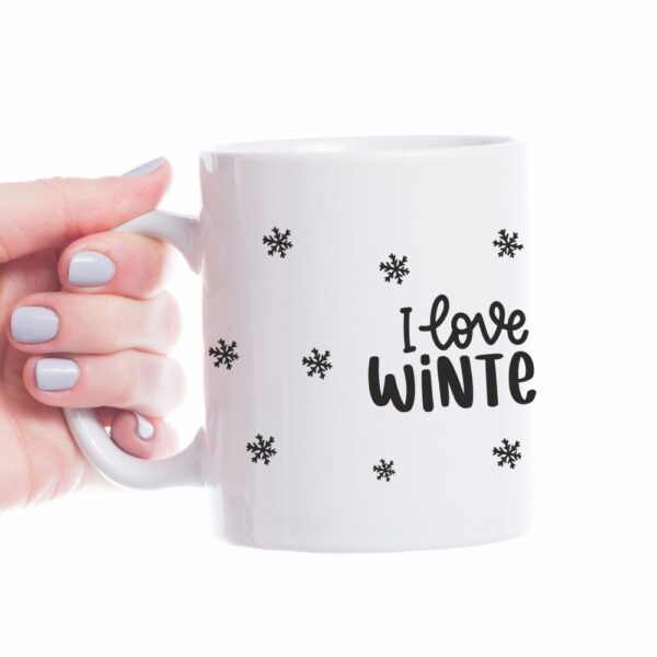 i love winter šalica za božić