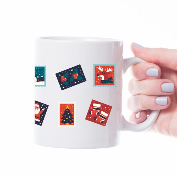 božićne markice šalica za božić