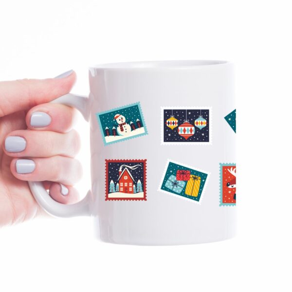 božićne markice šalica za božić