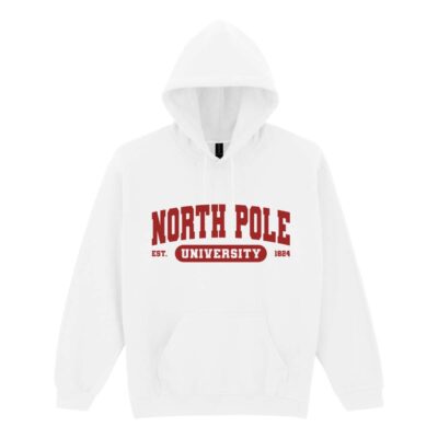 božićna hoodica north pole university (kopiraj)