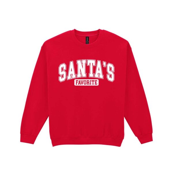 božićna hoodica santa's favorite (kopiraj)