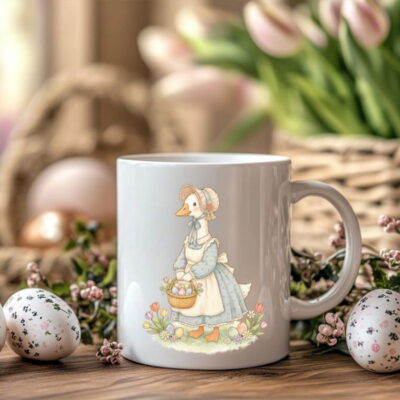 bunny kisses personalizirana šalica za uskrs (kopiraj)