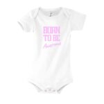 dječji bodi born to be awesome plavi (kopiraj)