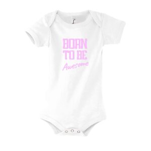 dječji bodi born to be awesome plavi (kopiraj)
