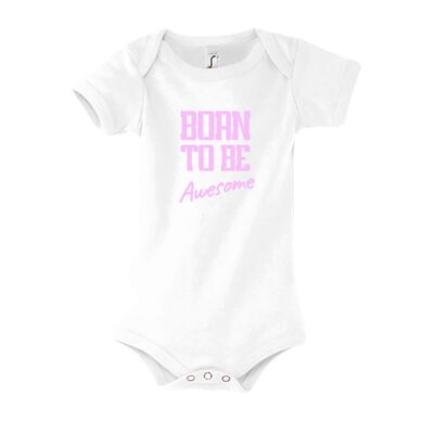 dječji bodi born to be awesome plavi (kopiraj)