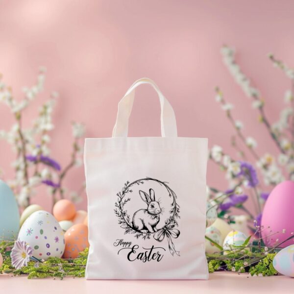 bunny bliss platnena torba za uskrs (kopiraj)