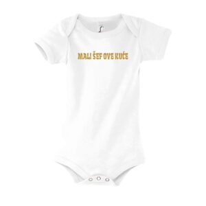 dječji bodi mali šef ove kuće