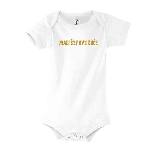 dječji bodi mali šef ove kuće