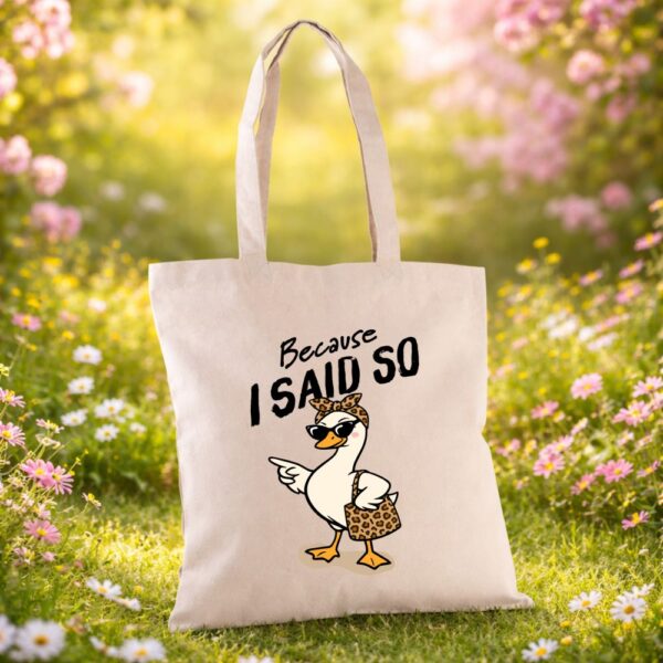 because i said so torbe za mame