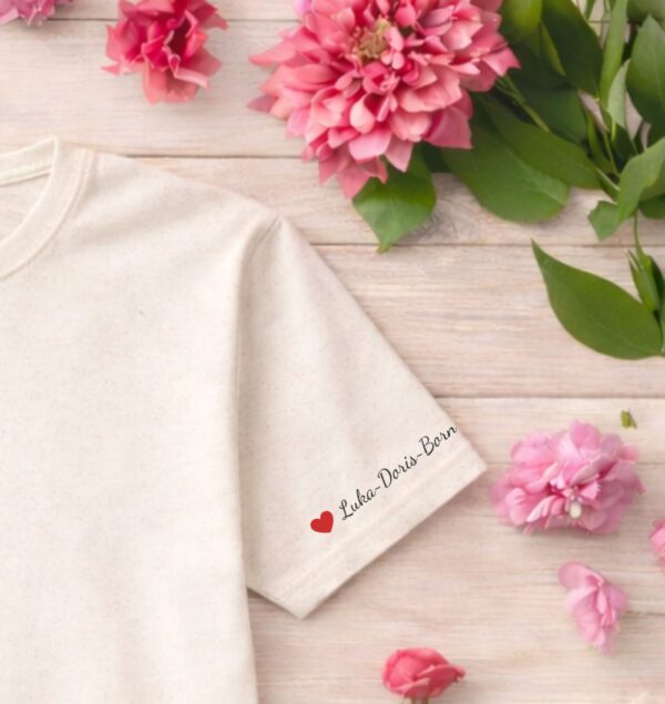 personalizacija kratki rukav natural