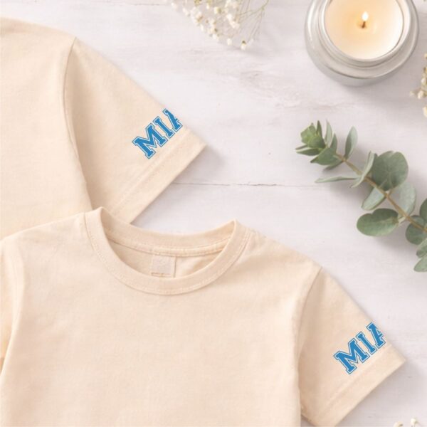 mama & mini – majice za mamu i dijete blue floral