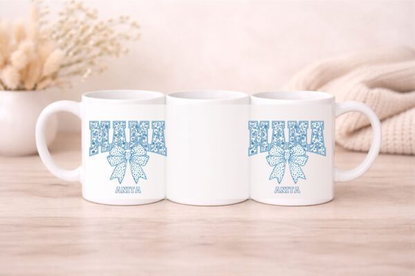 mama & mini – majice i šalice blue floral